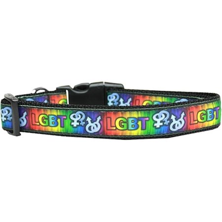 MIRAGE PET PRODUCTS LGBT Nylon Dog Collar Extra Small 125-193 XS